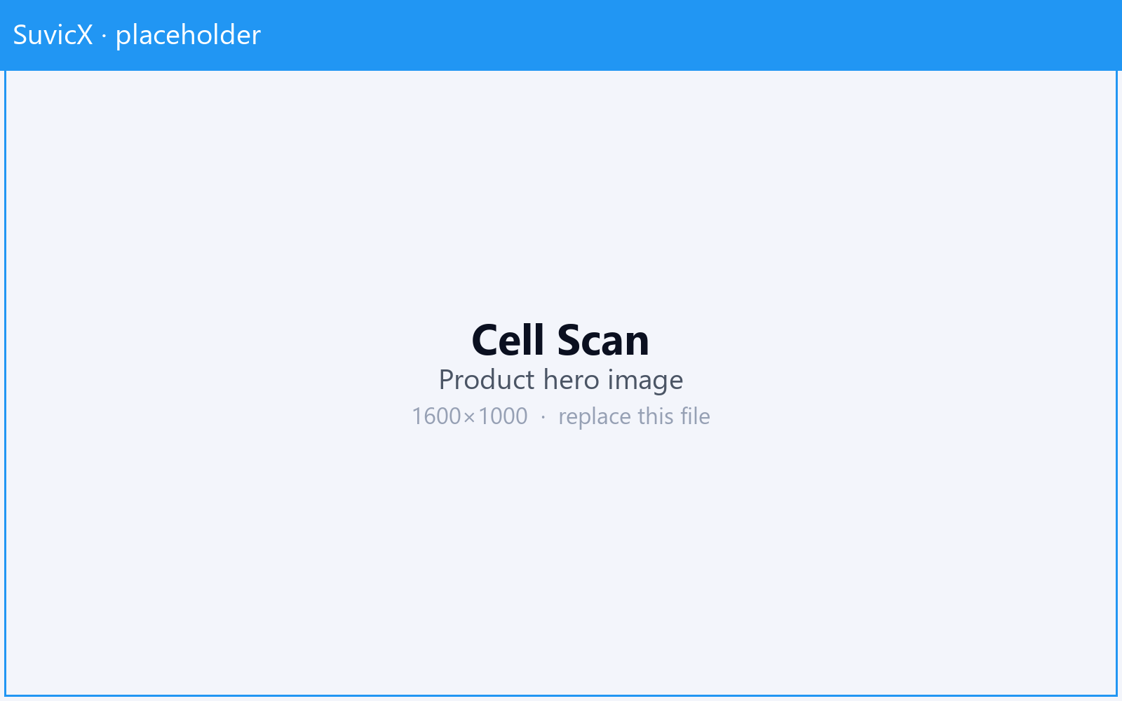 Cell Scan app